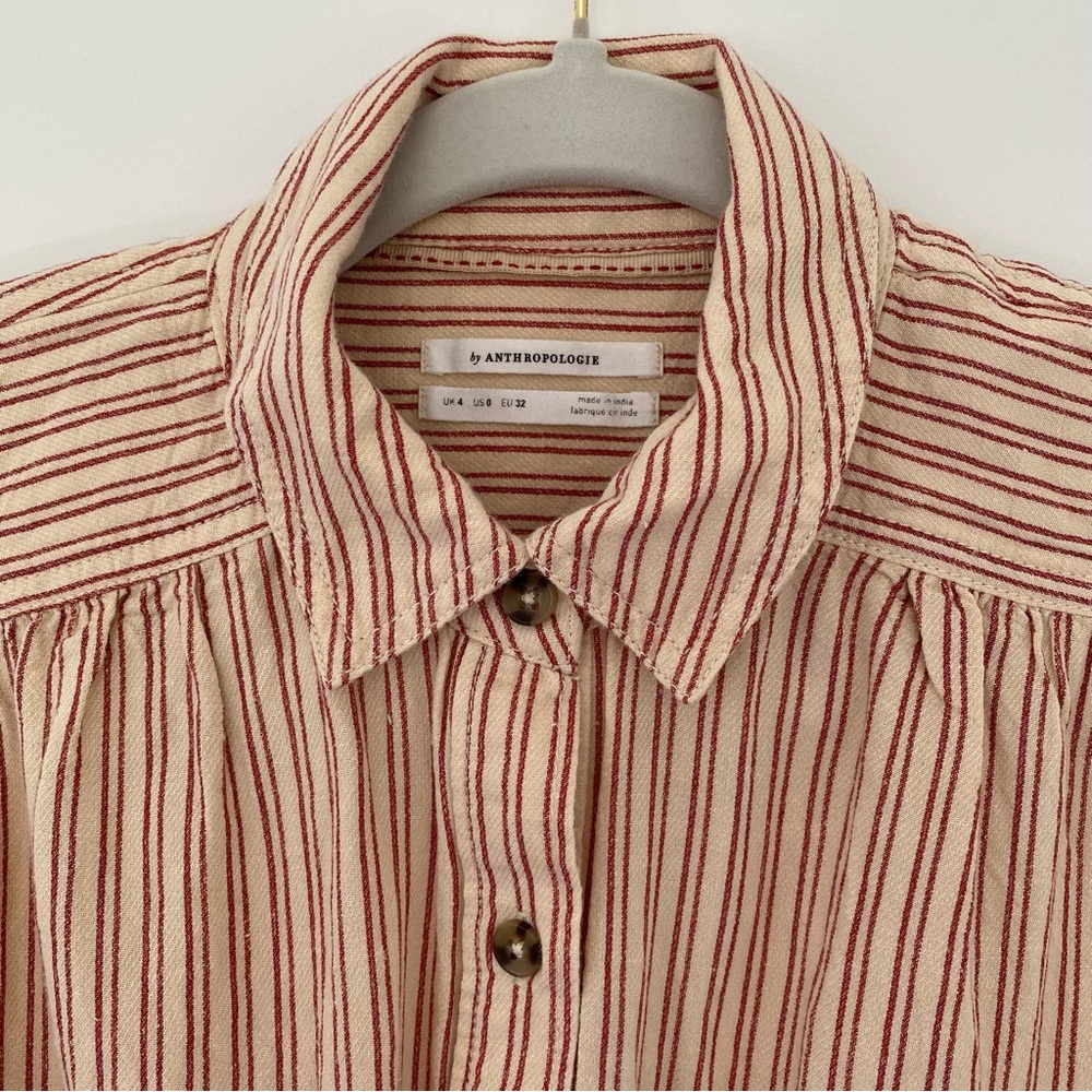 {Anthropologie} Striped Shirtdress - Picture 6 of 11